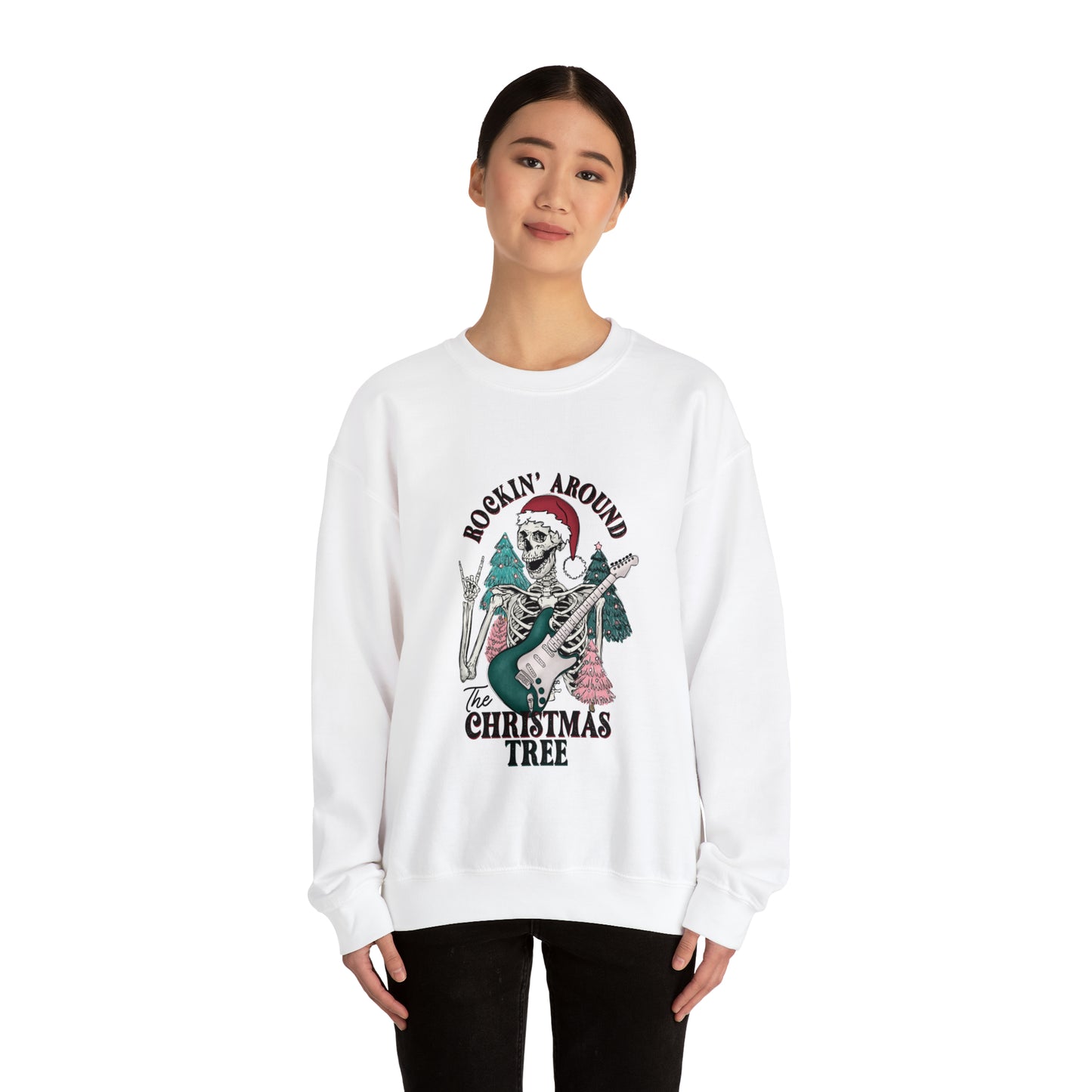 Rocking Skeleton Christmas Sweater