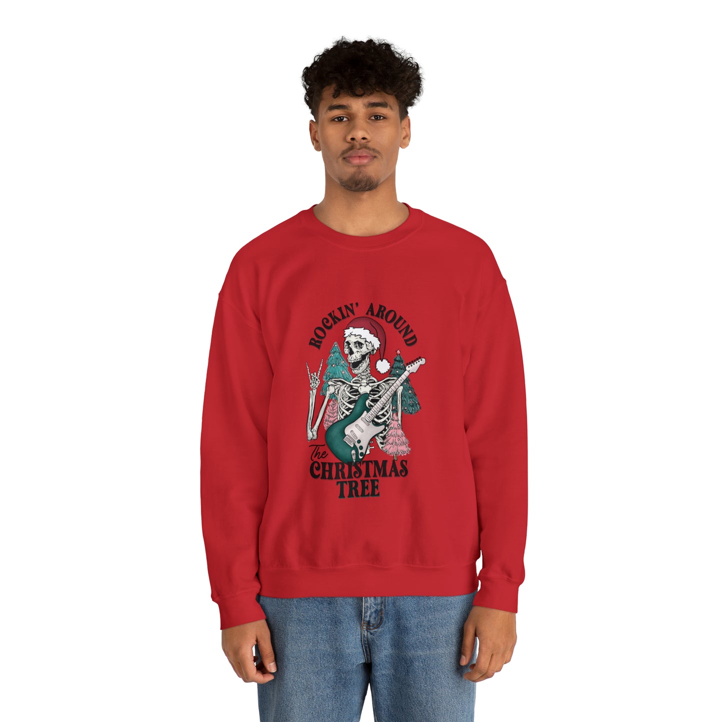 Rocking Skeleton Christmas Sweater