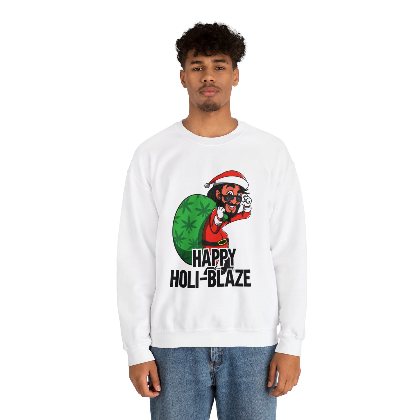 Happy Holi-Blaze Christmas Sweater