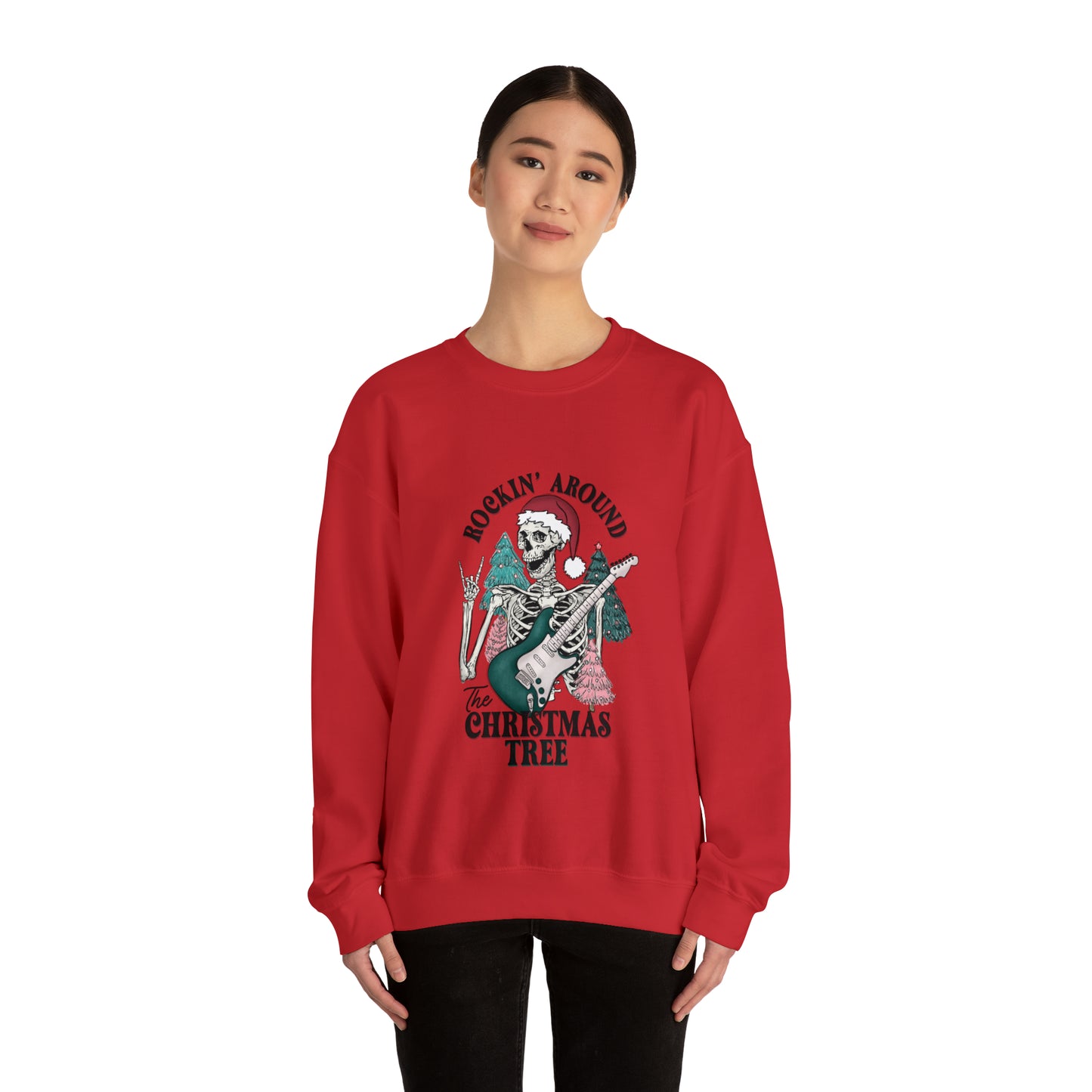 Rocking Skeleton Christmas Sweater