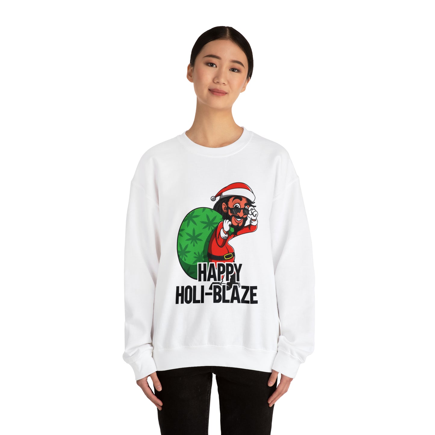 Happy Holi-Blaze Christmas Sweater