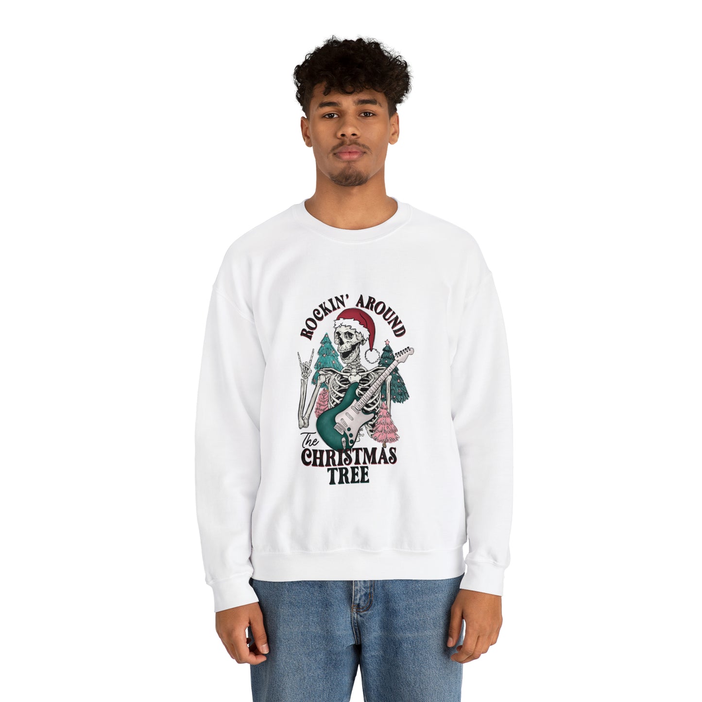 Rocking Skeleton Christmas Sweater