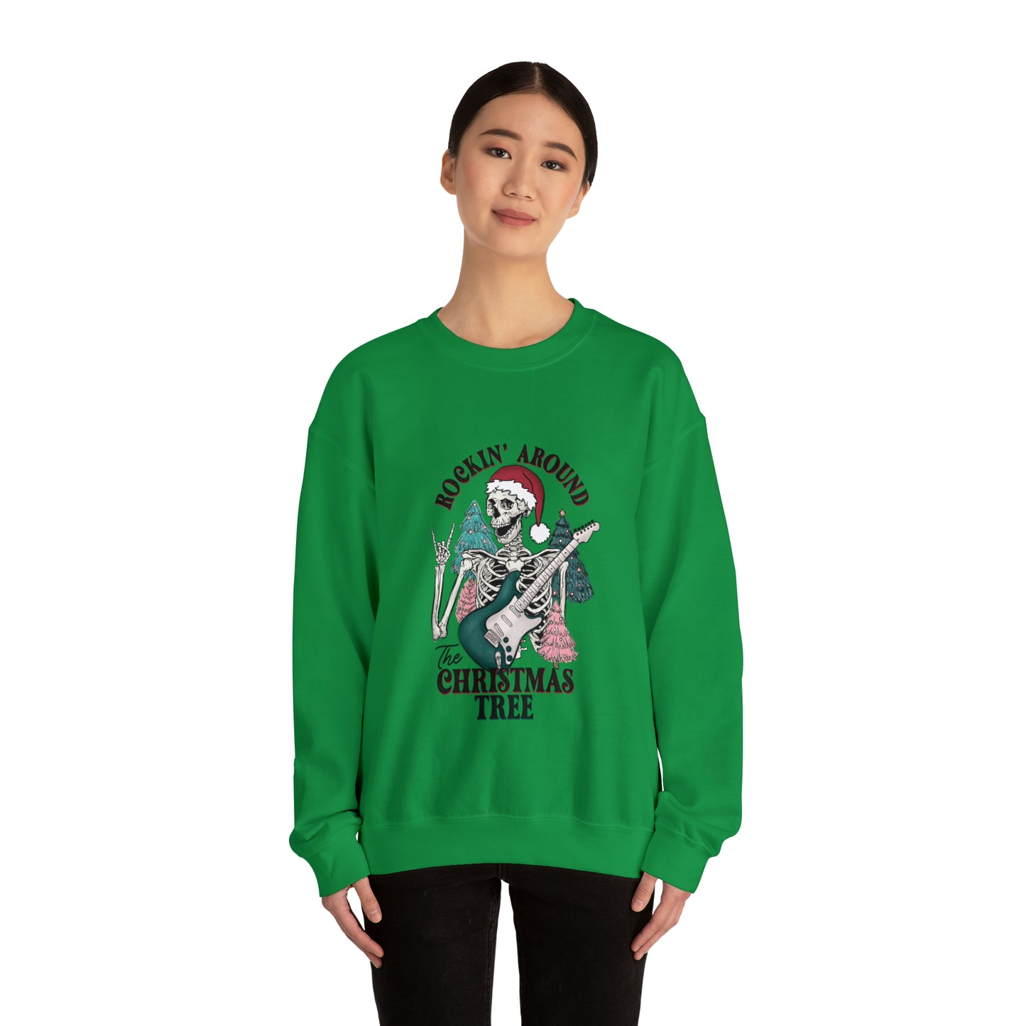 Rocking Skeleton Christmas Sweater