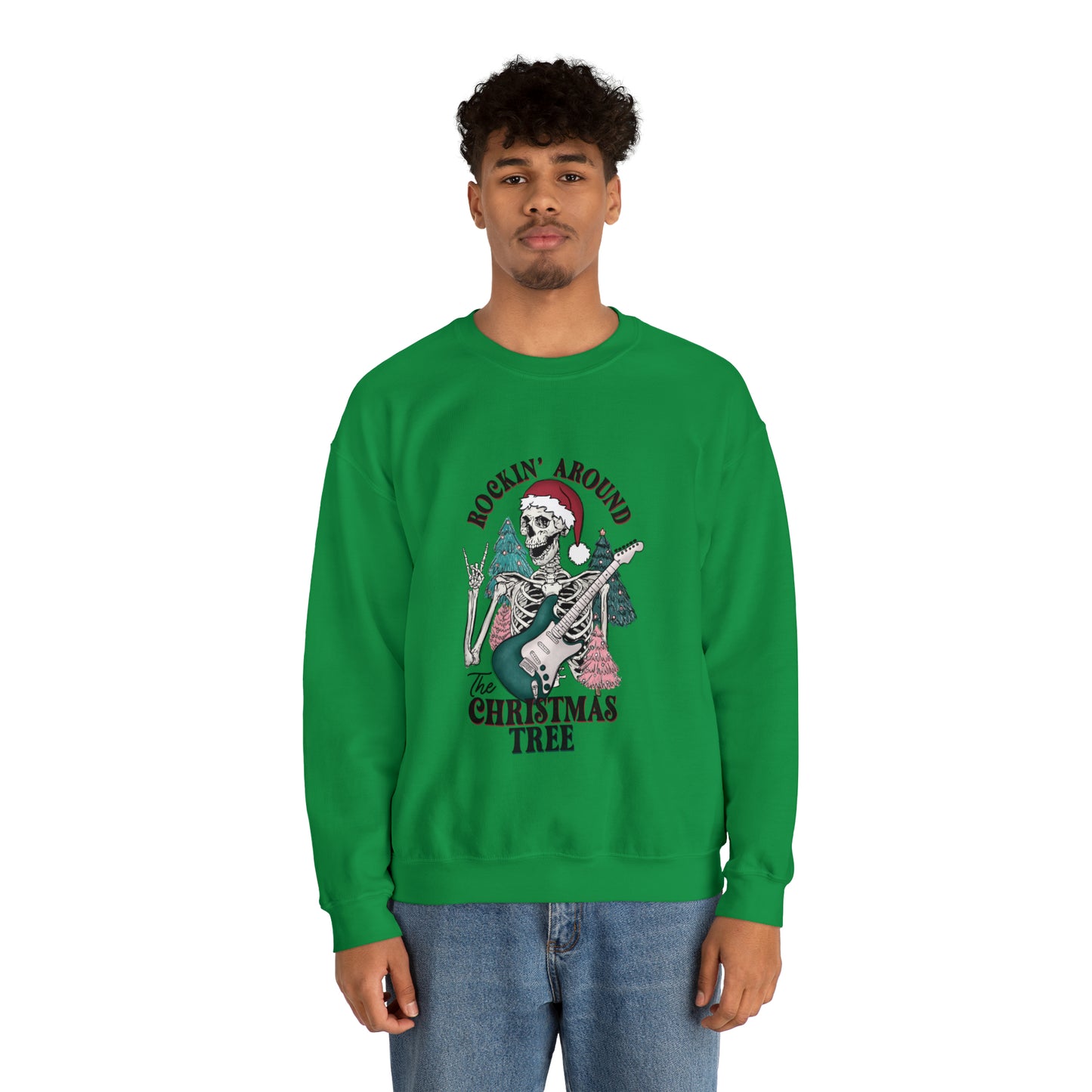 Rocking Skeleton Christmas Sweater