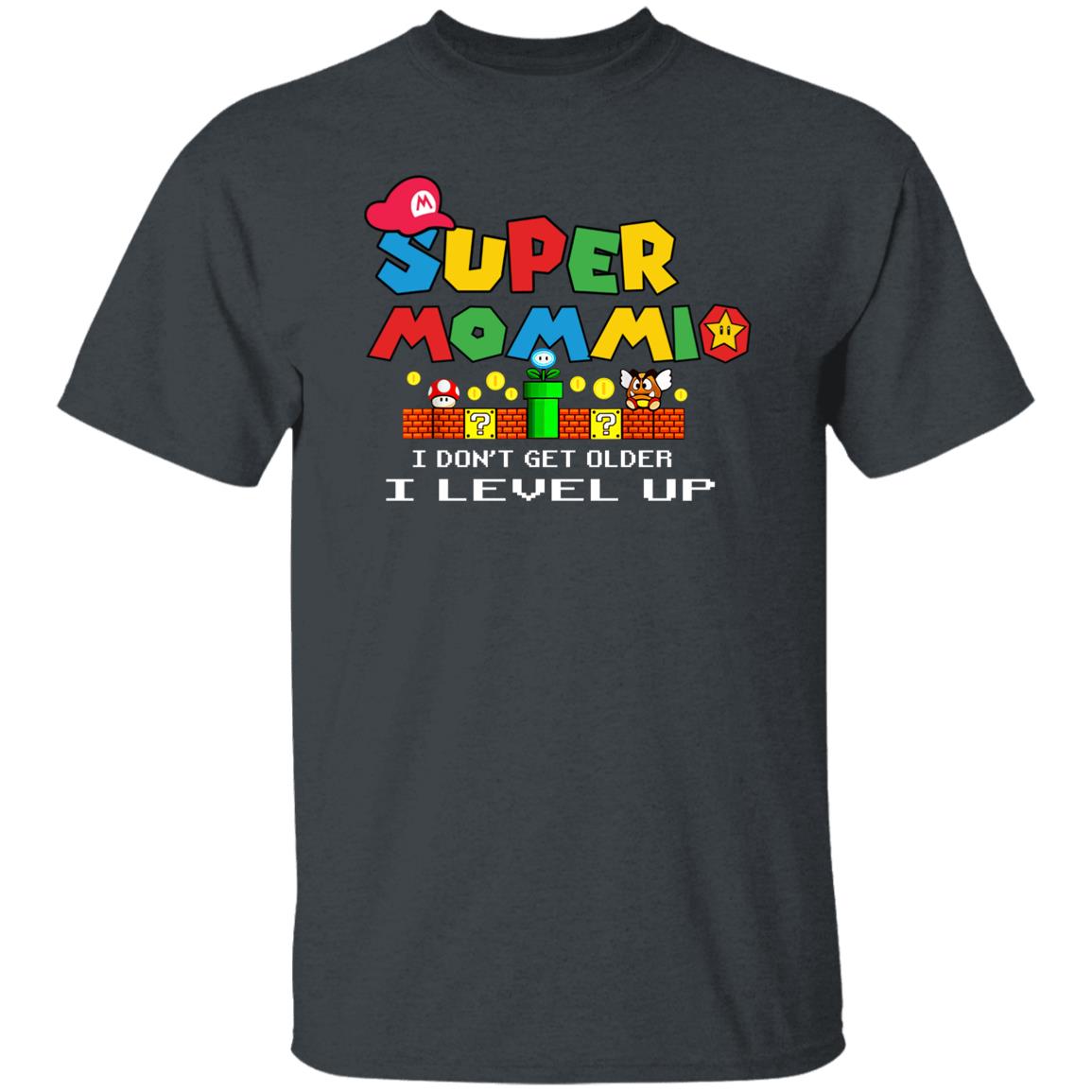 Super Mommio "I Level Up!" Family Matching T-Shirt