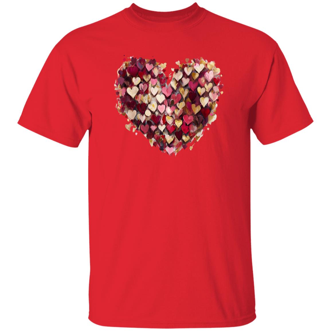 Valentine's Day Brushstroke Heart T-Shirt