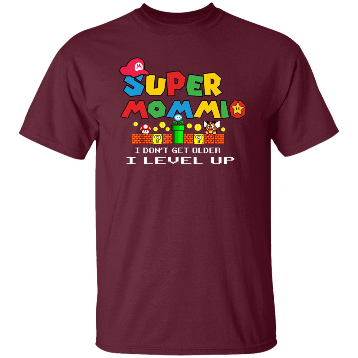 Super Mommio "I Level Up!" Family Matching T-Shirt