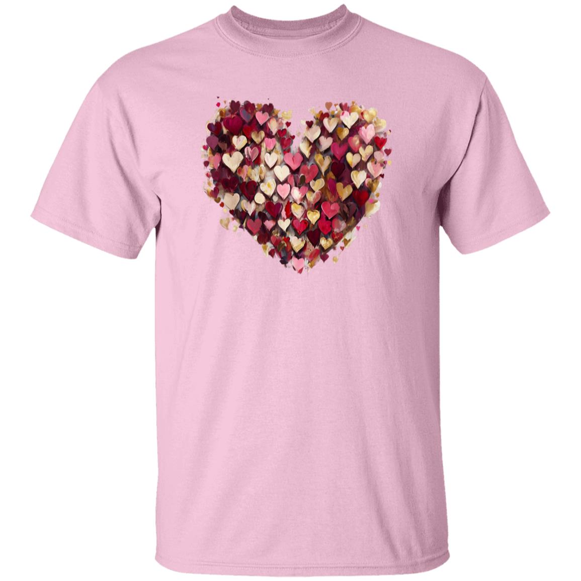 Valentine's Day Brushstroke Heart T-Shirt