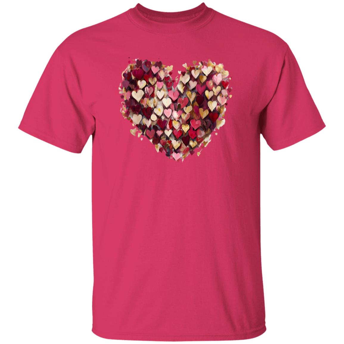 Valentine's Day Brushstroke Heart T-Shirt
