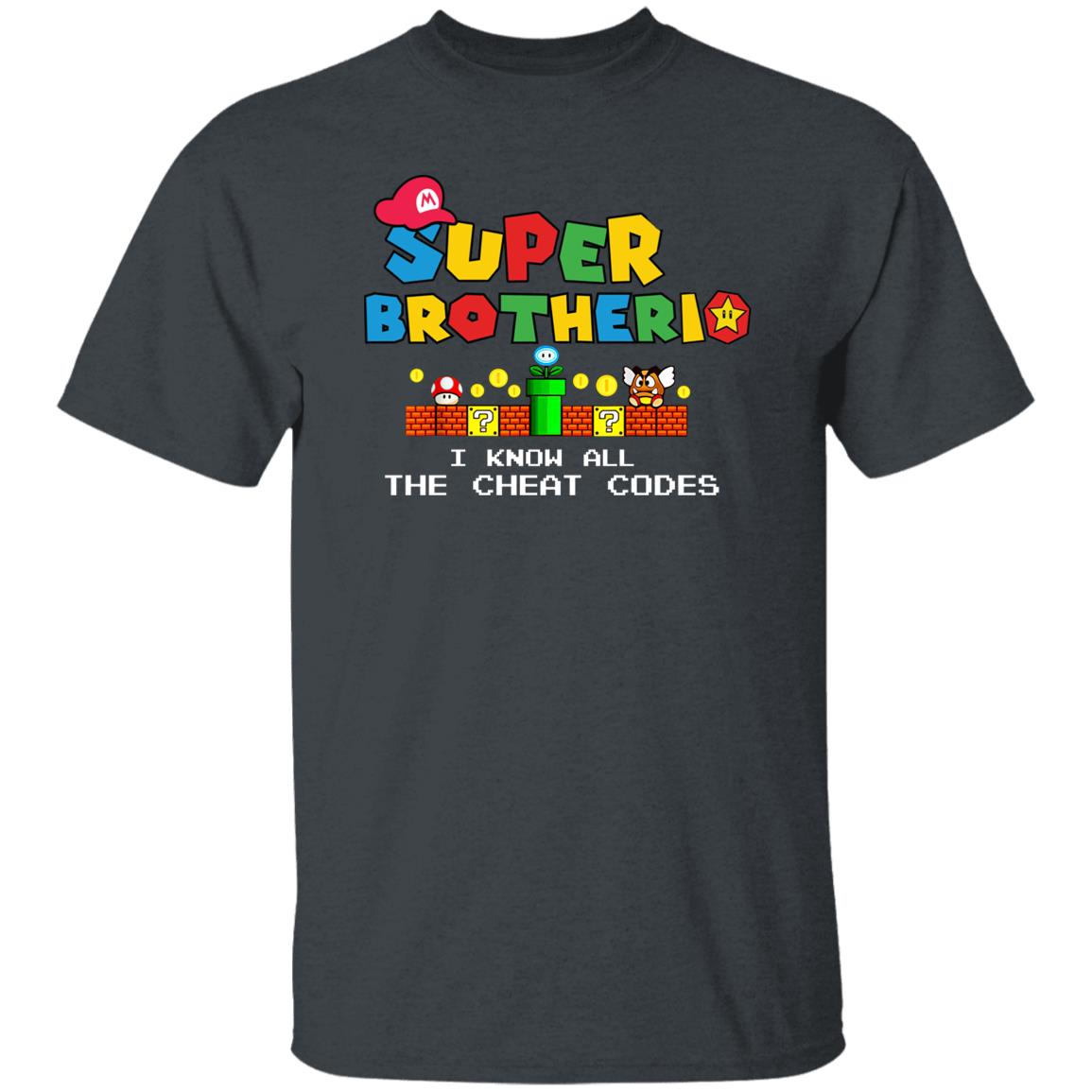 Super Brotherio "I Know The Cheat Codes" Funny Family Matching T-Shirt