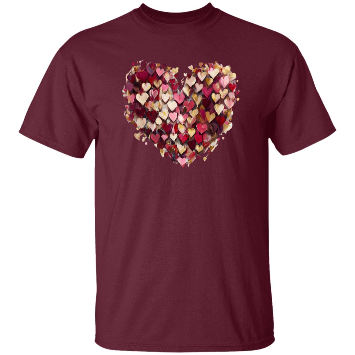 Valentine's Day Brushstroke Heart T-Shirt