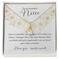 To My Niece - Alluring Beauty Necklace