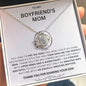 To My Boyfriend's Mom - Thank You For Sharing Your Son - Love Knot Necklace