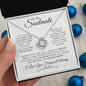 To My Soulmate - I Love You - Love Knot Necklace
