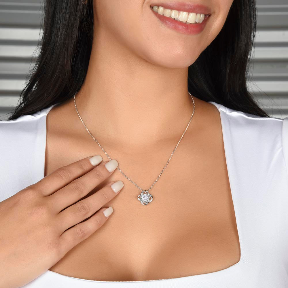 To My Amazing Mom - Love Knot Necklace
