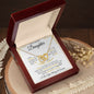 To My Amazing Daughter - Interlocking Hearts Necklace