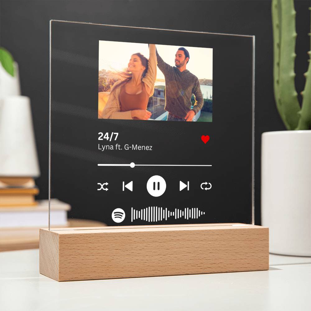 Music Code Custom/ Personalized Acrylic Plaque