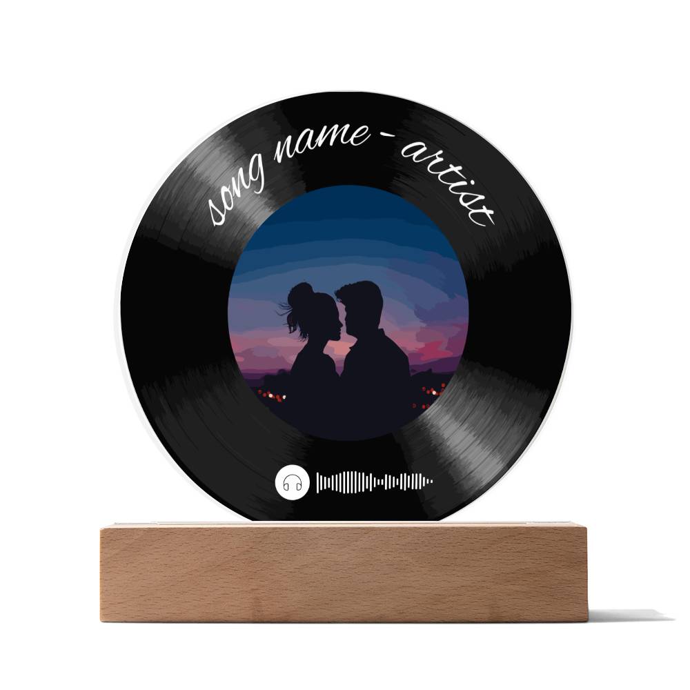 Vinyl Record Gift-Custom Personalized Music Plaques Gift For Her/ Him