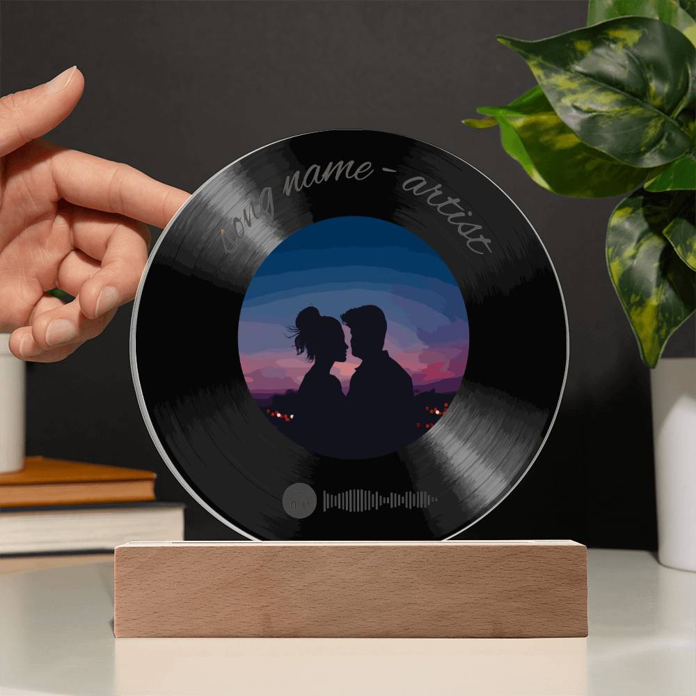 Vinyl Record Gift-Custom Personalized Music Plaques Gift For Her/ Him