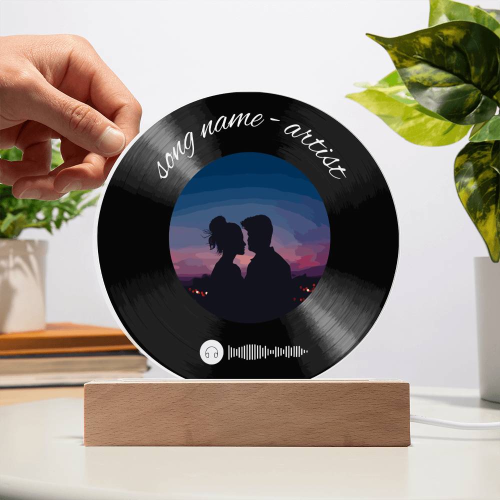 Vinyl Record Gift-Custom Personalized Music Plaques Gift For Her/ Him
