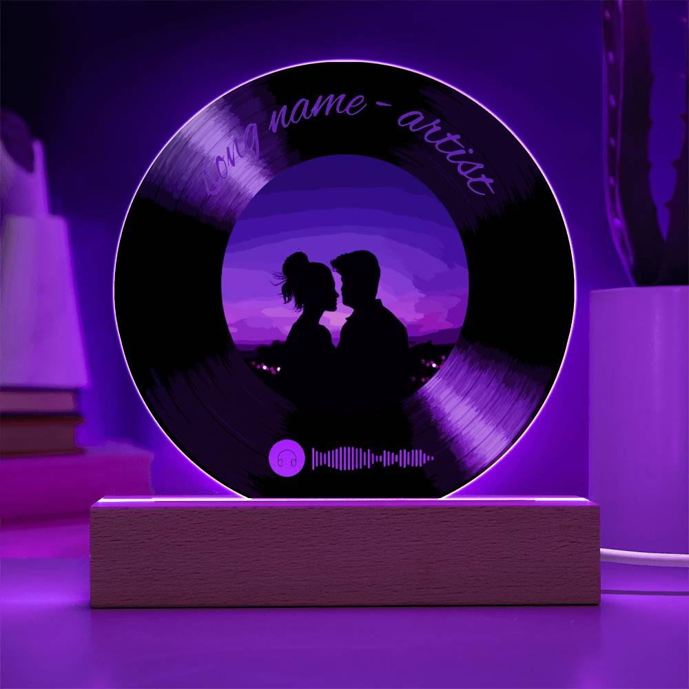Vinyl Record Gift-Custom Personalized Music Plaques Gift For Her/ Him