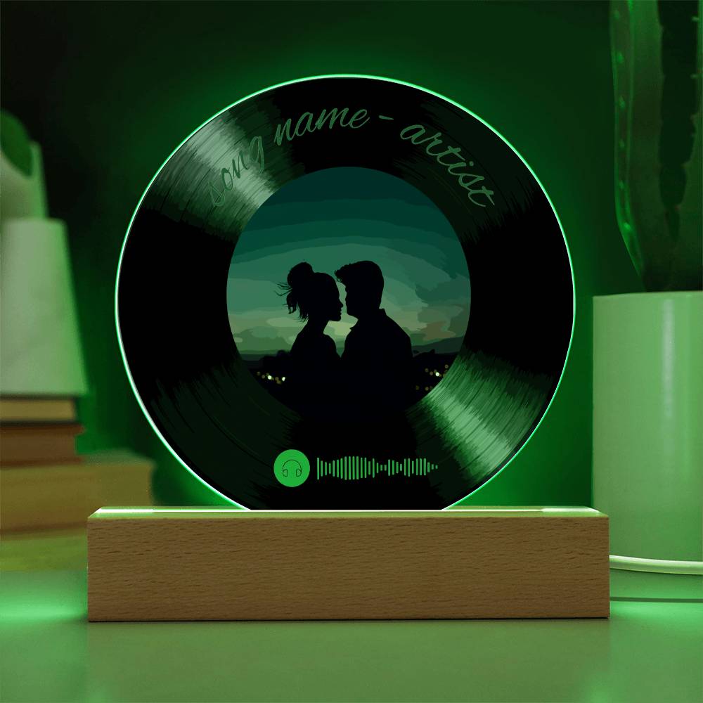 Vinyl Record Gift-Custom Personalized Music Plaques Gift For Her/ Him