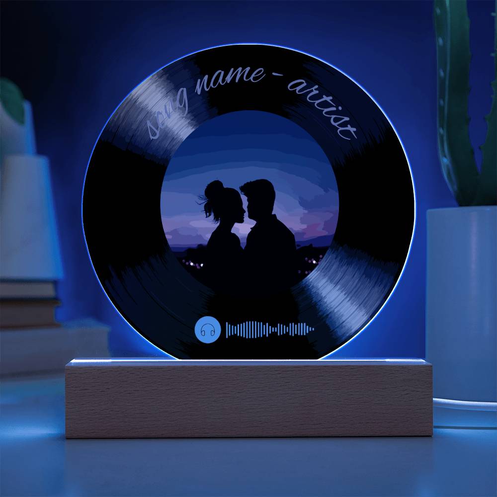 Vinyl Record Gift-Custom Personalized Music Plaques Gift For Her/ Him