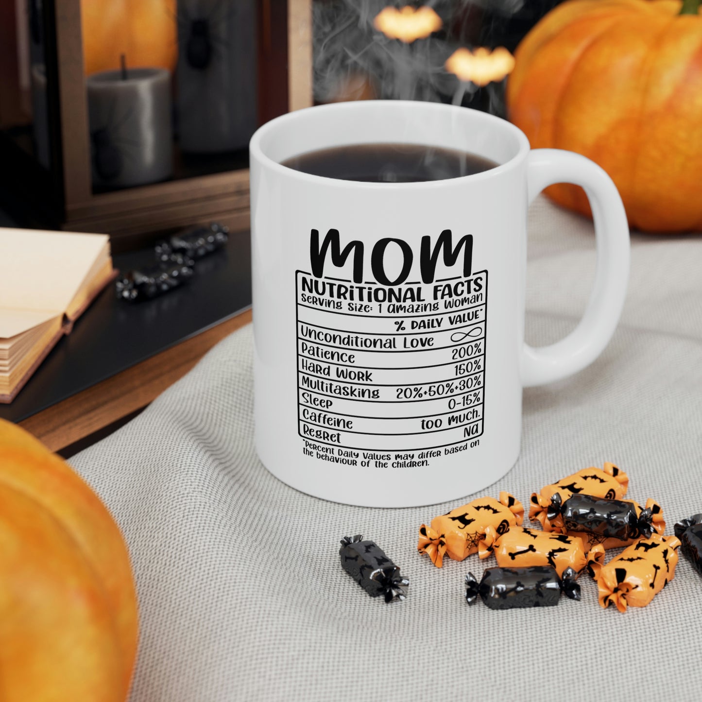 Mommy Nutrition Facts Ceramic Mug