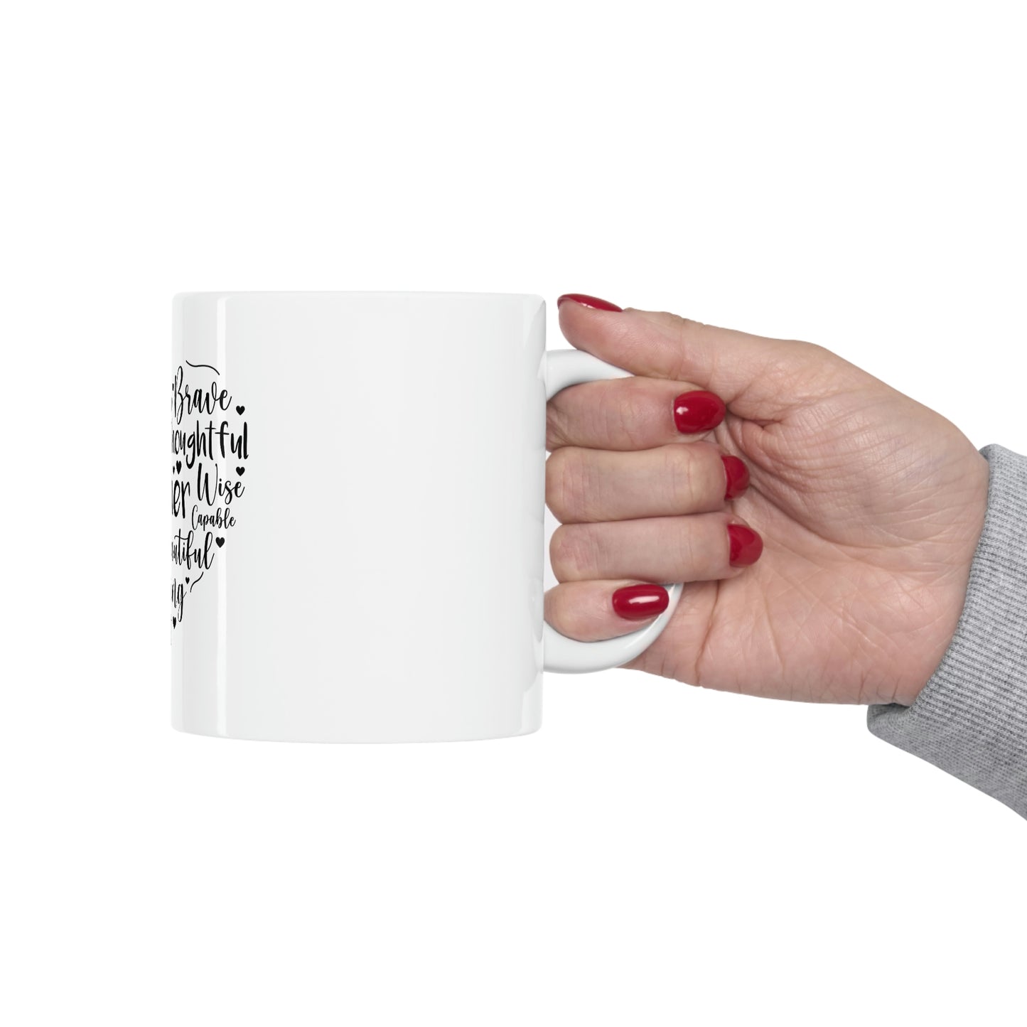 Mother's Big Heart Ceramic Mug