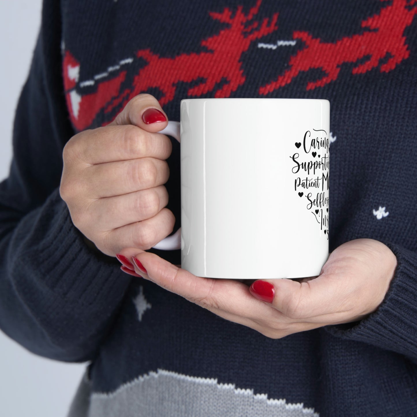 Mother's Big Heart Ceramic Mug