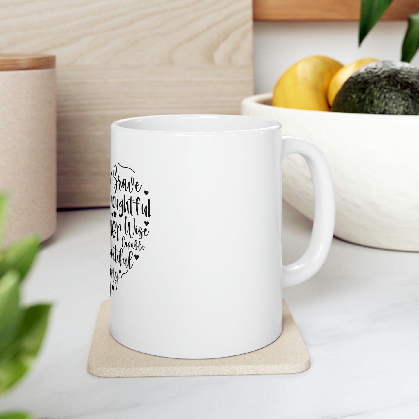 Mother's Big Heart Ceramic Mug