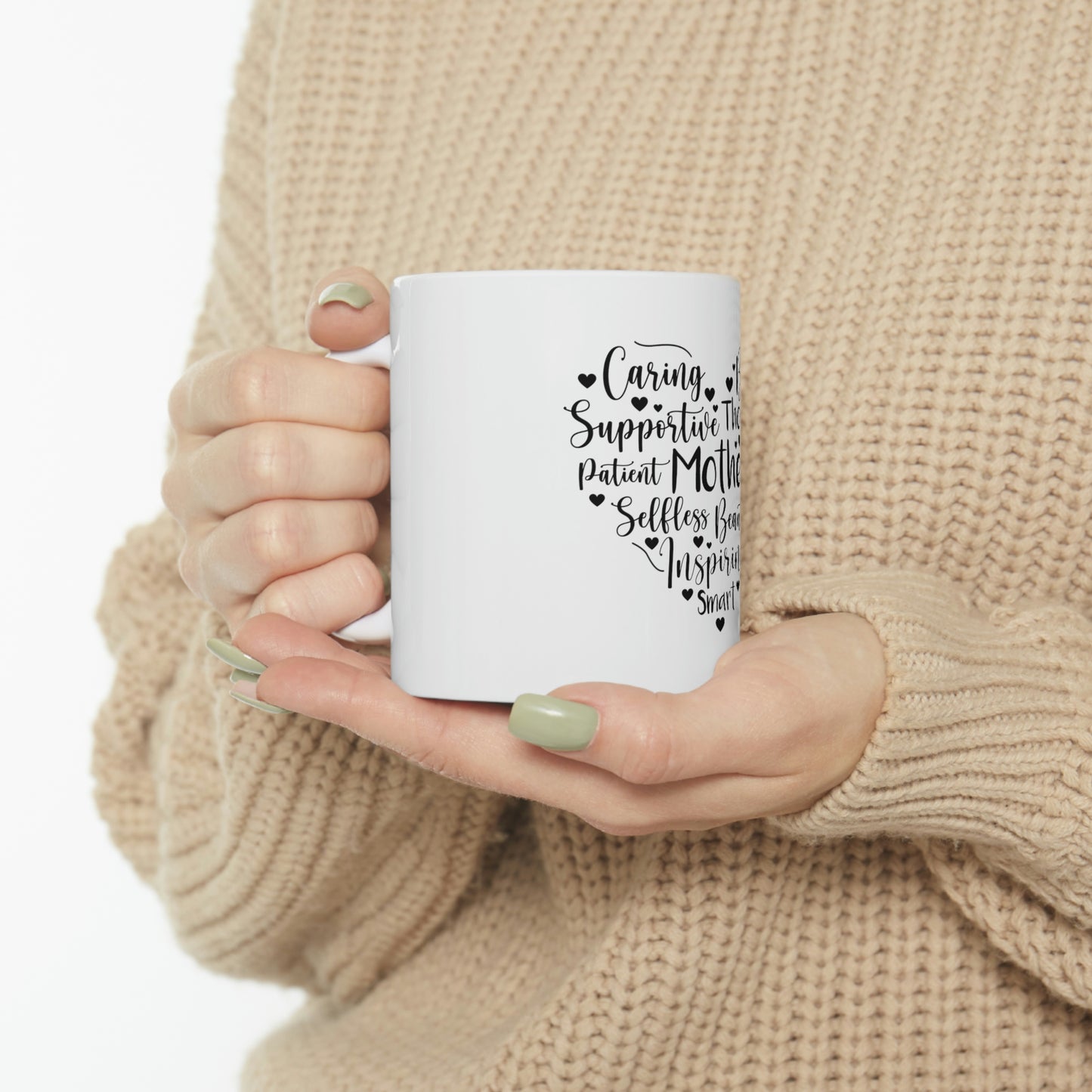 Mother's Big Heart Ceramic Mug