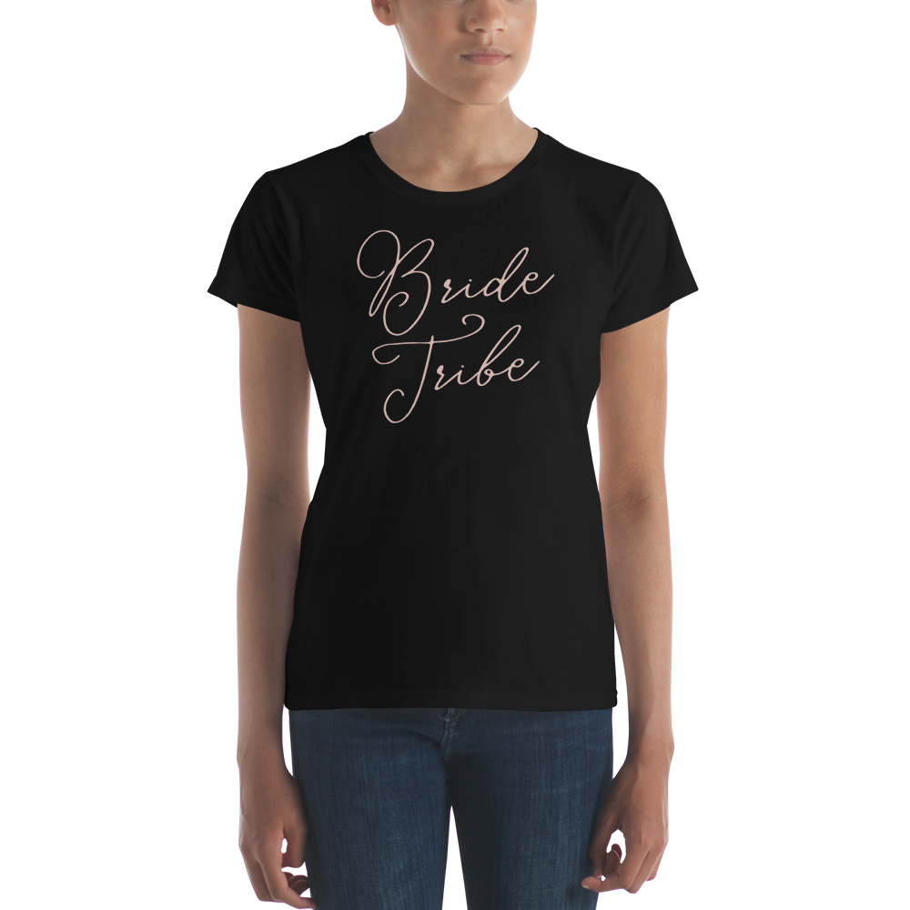 Bachelorette Party Bride Tribe Black T-Shirts