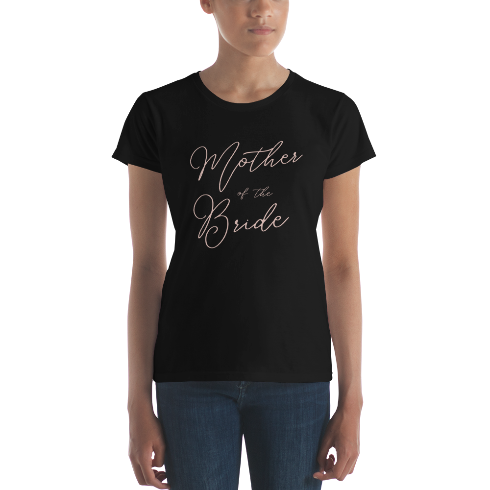 Bachelorette Party Mother of the Bride Black T-Shirts