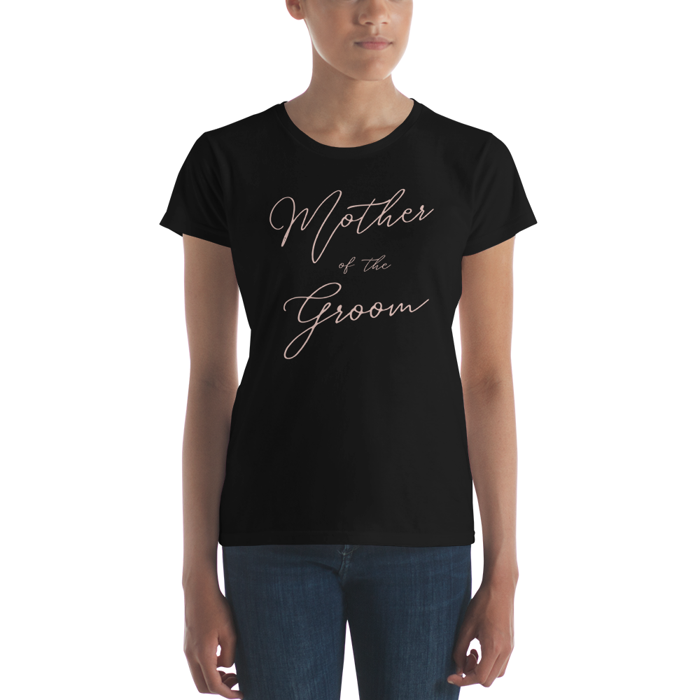 Bachelorette Party Mother of the Groom Black T-Shirts