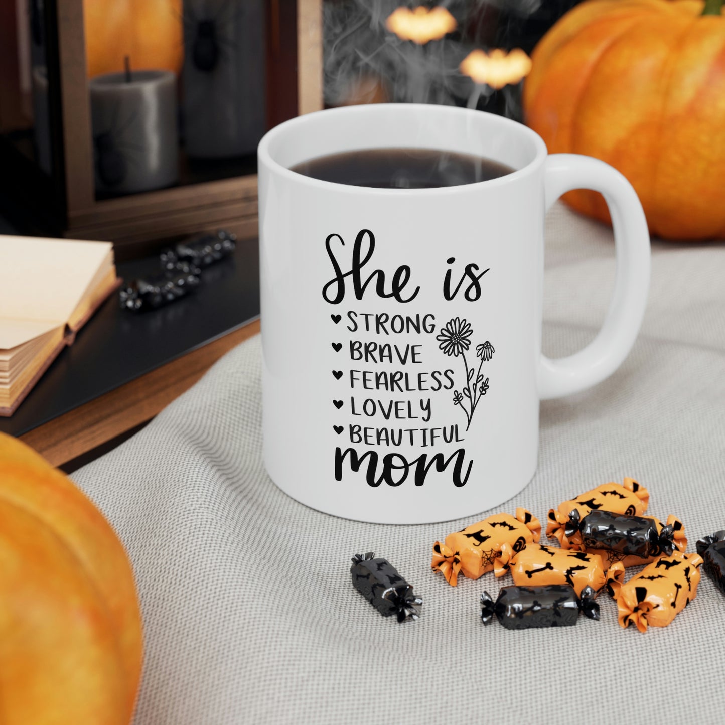She Is Ceramic Mug