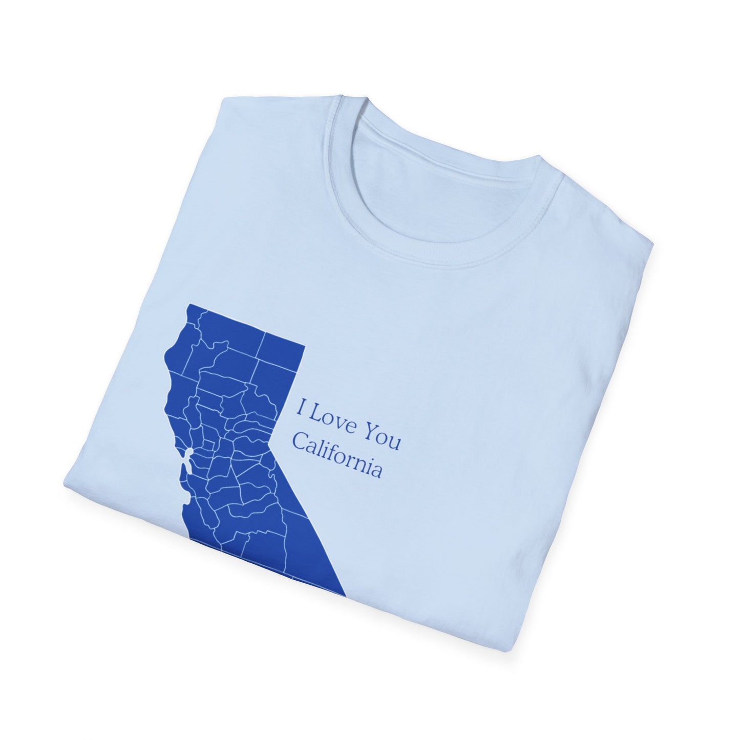 I Love You California Valentine's Day  T-Shirt