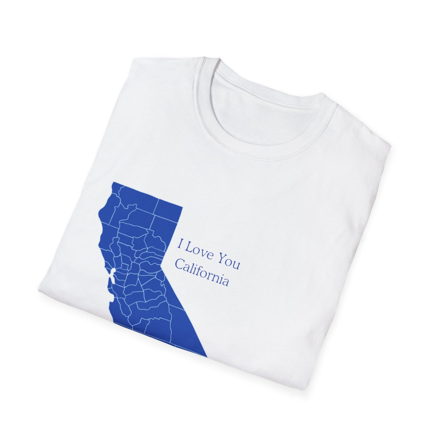 I Love You California Valentine's Day  T-Shirt