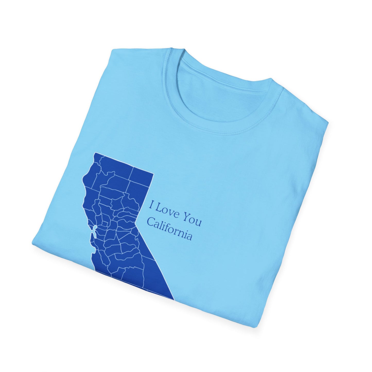 I Love You California Valentine's Day  T-Shirt