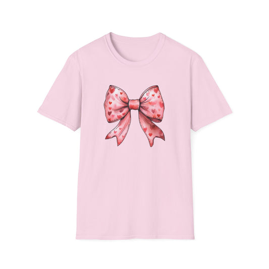 Coquette Valentine's Day Heart Bow T-Shirt