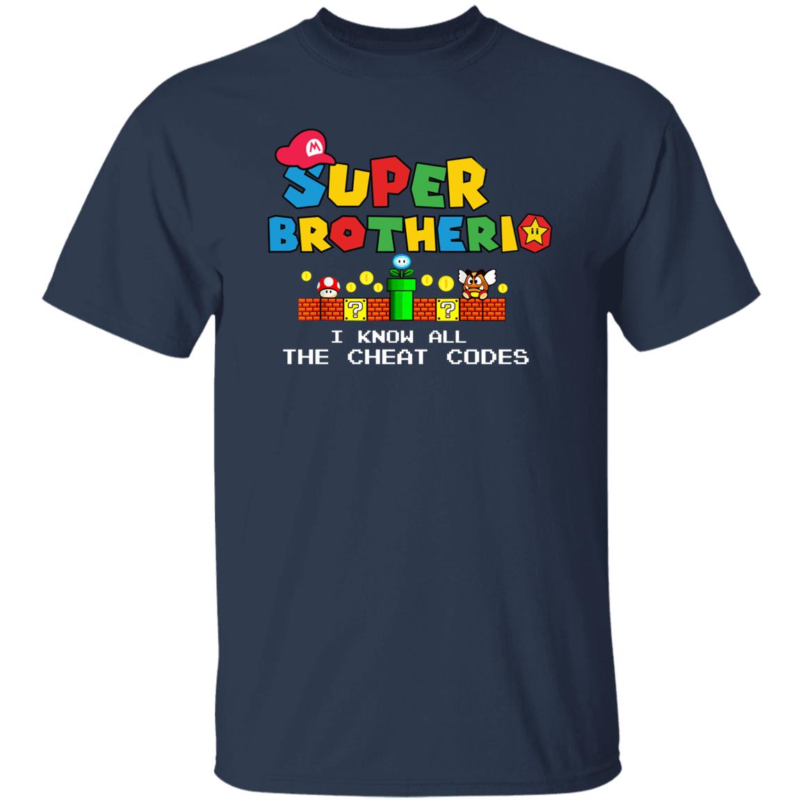 Super Brotherio "I Know The Cheat Codes" Funny Family Matching T-Shirt