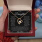 To My Daughter - Never Forget - Forever Love Necklace