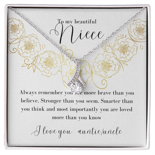 To My Niece - Alluring Beauty Necklace