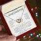 To My Granddaughter - Interlocking Heart Necklace