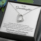To My Granddaughter - Forever Linked Together - Forever Love Necklace