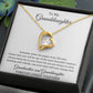 To My Granddaughter - Forever Linked Together - Forever Love Necklace