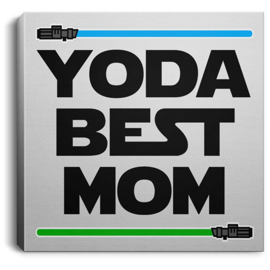 Yoda Best Mom Canvas