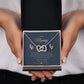 To My Mommy - From Your Tummy - Interlocking Hearts Necklace