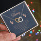 To My Mommy - From Your Tummy - Interlocking Hearts Necklace
